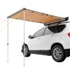 Car Side Awning, Large 4.6'x6.6' Shade Coverage Vehicle Awning, PU3000mm UV50+ Retractable Car Awning with Waterproof Storage Bag, Suitable for Truck
