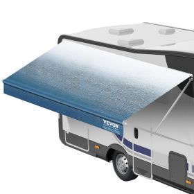 RV Awning Fabric Replacement, 18'2" Fabric Length for 19' Awning, Heavy Duty 3-Ply 16oz PVC Camper Awning Fabric