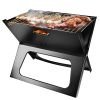 Foldable BBQ Grill Portable BBQ Barbecue Grill Camping Garden Outdoor Travel for Camping Picnic RV Travel Backyard